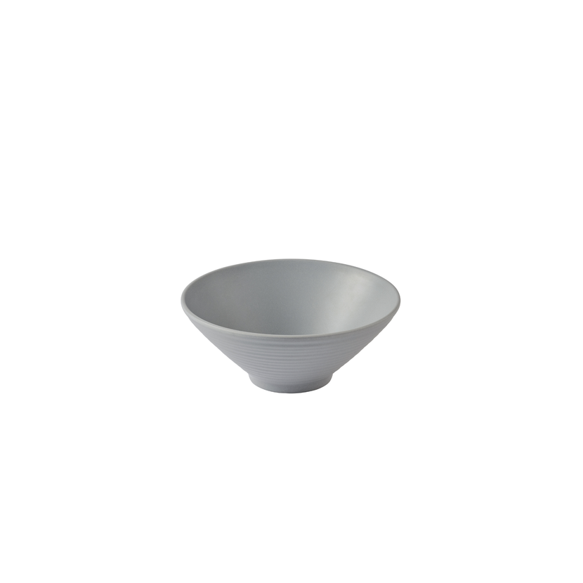 Emerge Seattle Grey Melamine Rippled Bowl Med. 22,7cm 6/box