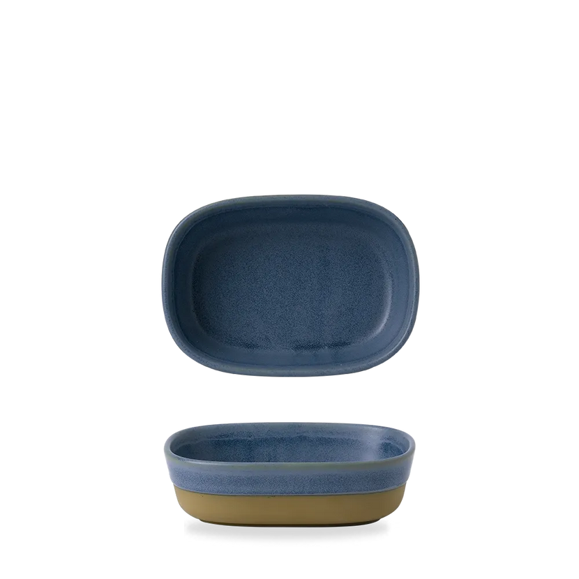 Emerge Oslo Blue Dish 17*12*5 cm 6/box