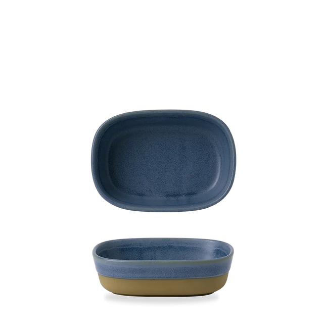Emerge Oslo Blue Dish 17,3x11,9x5cm 6/box