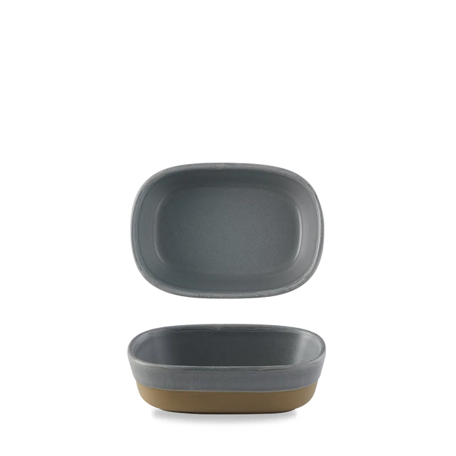 Emerge Seattle Grey Dish 17,3x11,9x5cm 6/box