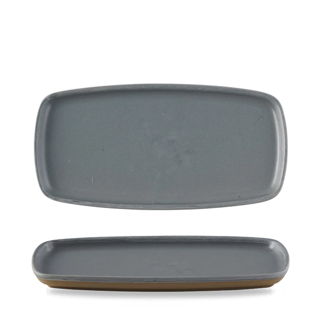 Emerge Seattle Grey Oblong Plate 30x14,7cm 6/box