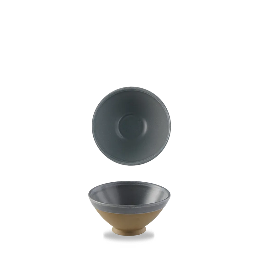 Emerge Seattle Gray Footed Bowl 6/box