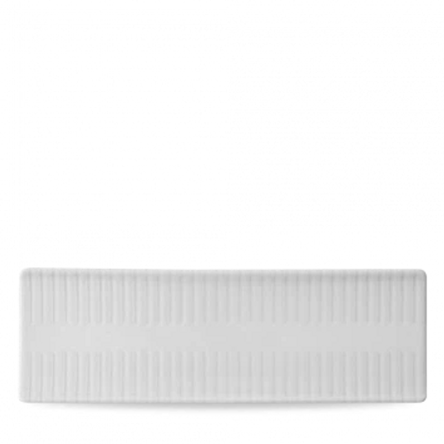 Era Gray Flat Oblong Plate 33X11 cm 6/box