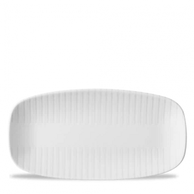 Era Gray Flat Oblong Plate 29.8 X 15.3 cm 12/box