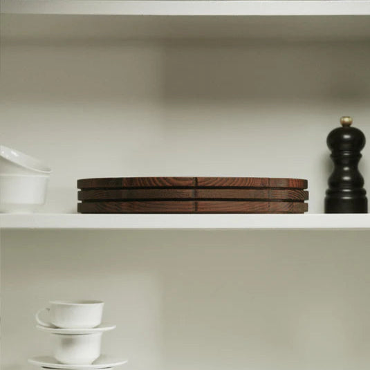 Silhouette Tray Oval Dark Brown 2/Box