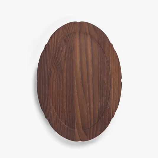 Silhouette Tray Oval Dark Brown 2/Box