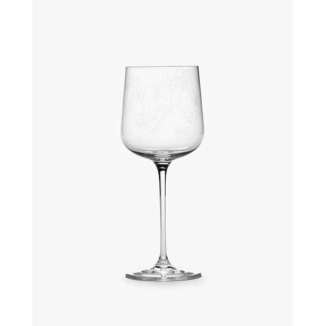 White Wine Glass Mirtillo Tea Mf 4/box