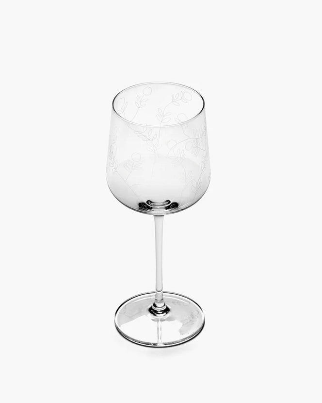 White Wine Glass Mirtillo Tea Mf 4/box