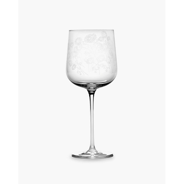 Red Wine Glass Anemone Vaniglia Mf 4/box