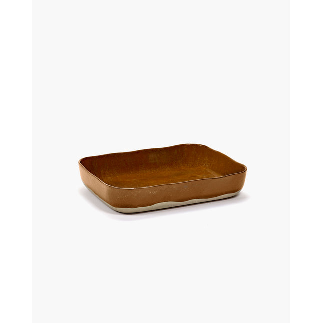 Oven Dish N°10 Ocre/Brown 2/box
