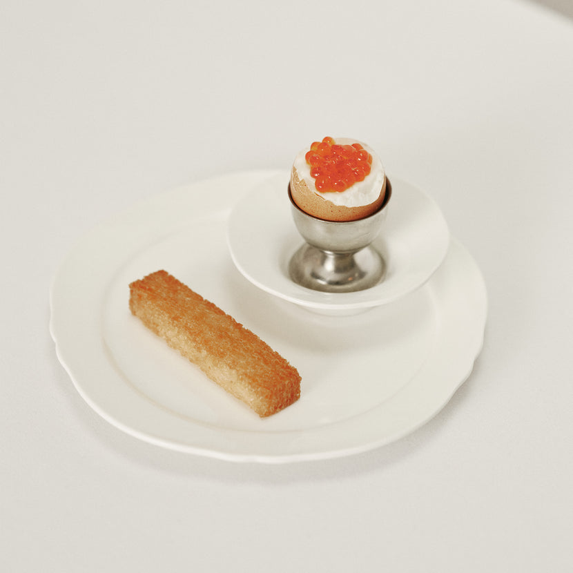 Silhouette High Side Plate S White 4/Box