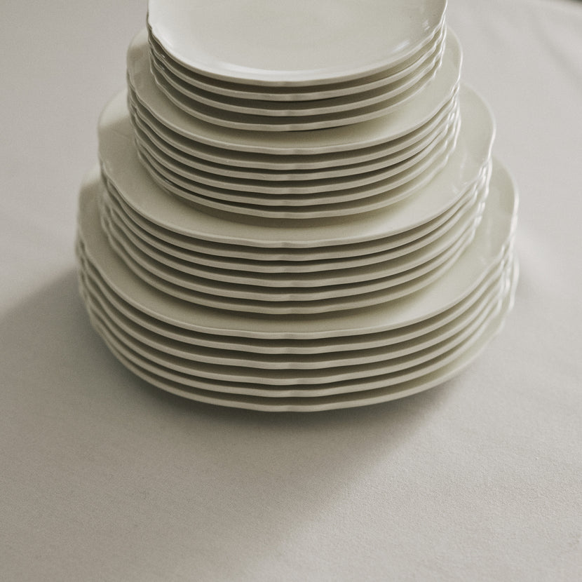 Silhouette Plate XXS White 4/Box