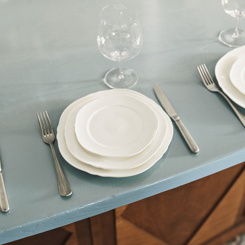 Silhouette Plate XS White 4/Box