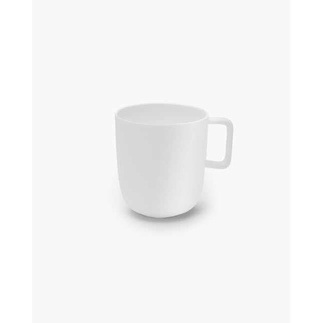 Base Tea Cup Glazed White L 10.3 W 8 H 9 cm 4/Box