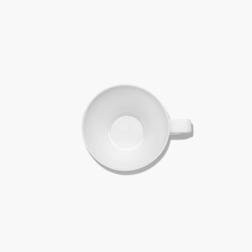 Base Tea Cup Glazed White L 10.3 W 8 H 9 cm 4/Box