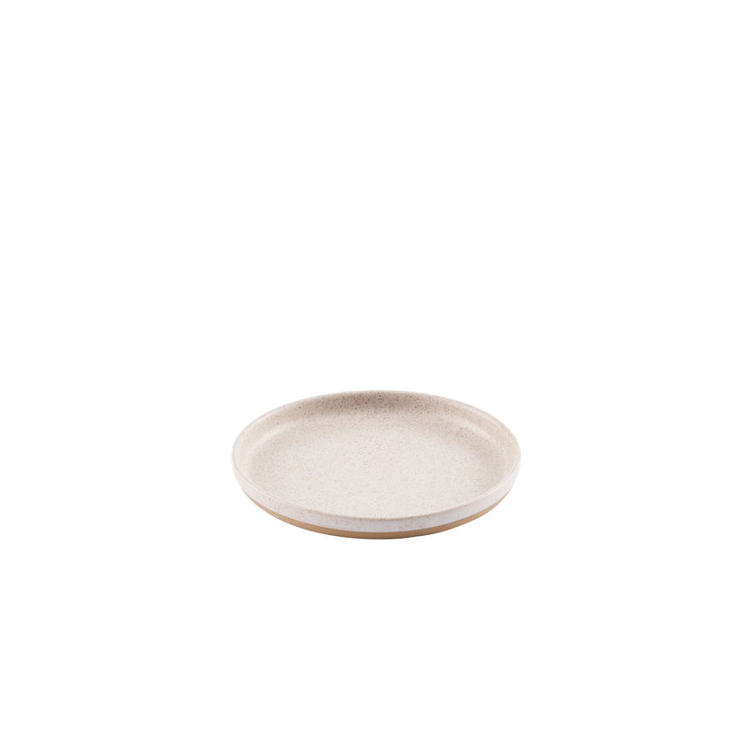 Emerge Stonecast Speckled White  Walled Plate 21 cm 6/box