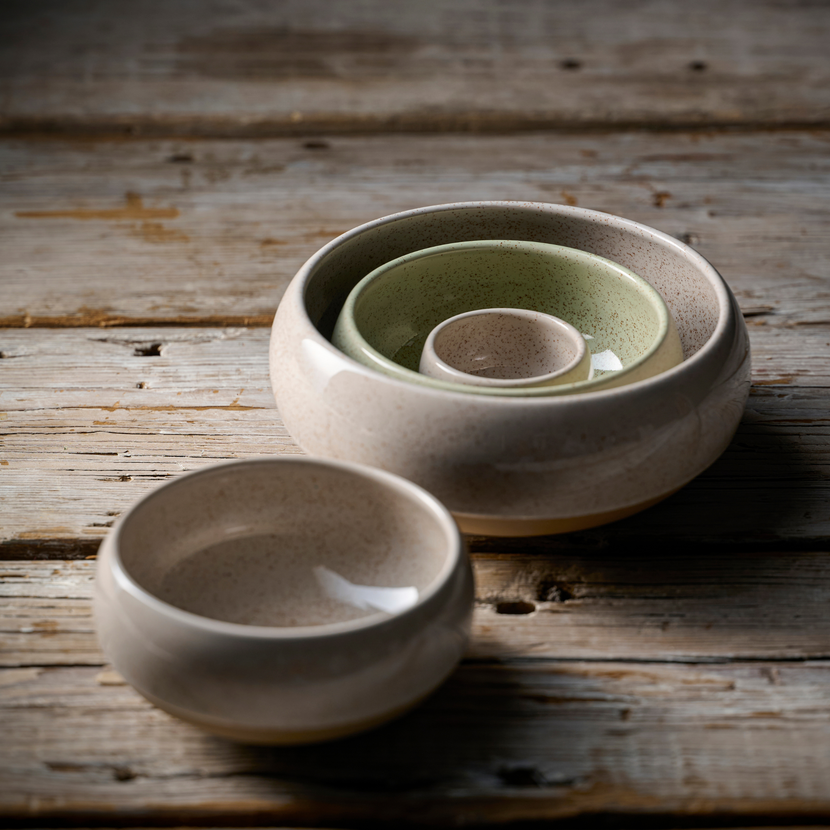 Emerge Stonecast Speckled White  Ramen Bowl 20 cm 6/box