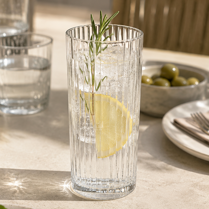 Bormioli Rocco Exclusiva Tom Collins longdrinkglas 475 ml – hoog glas voor cocktails in de bar