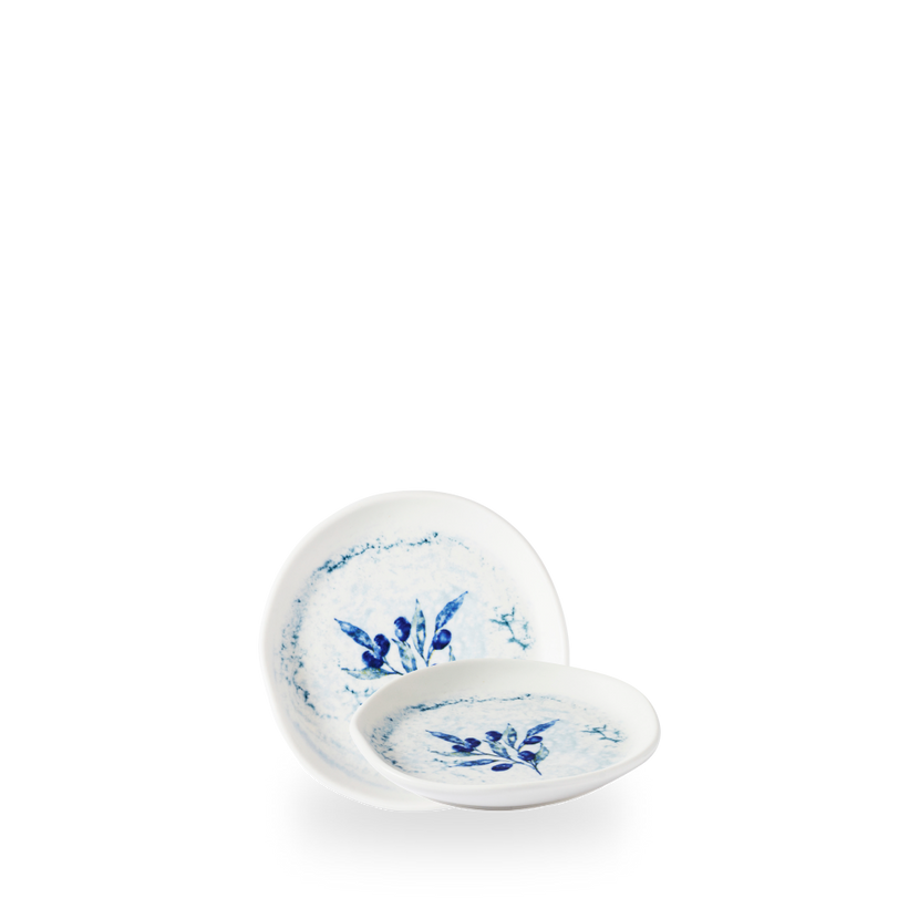 Churchill Fresco Grove Blue organisch bord 14 cm
