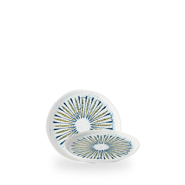 Churchill Fresco Shoal Blue organisch bord 16,5 cm