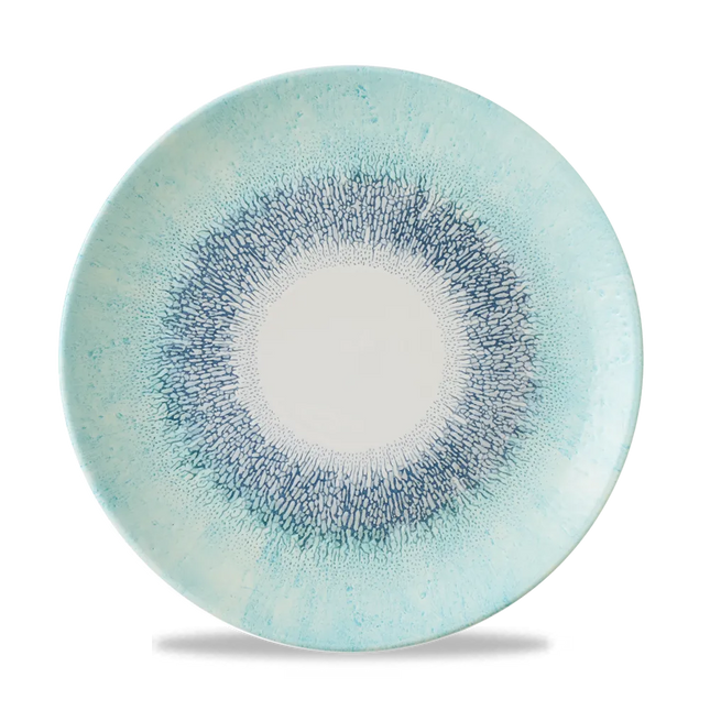 Studio Prints Fusion Blue Evolve Coupe Plate 26cm 12/box