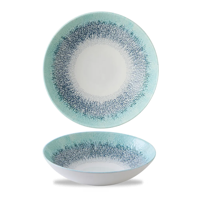 Studio Prints Fusion Blue Evolve Coupe Bowl 18.2cm 12/box