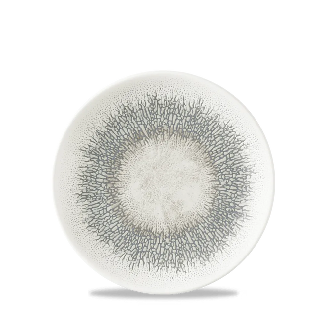 Studio Prints Fusion Gray Evolve Coupe Plate 16.5 cm 12/box