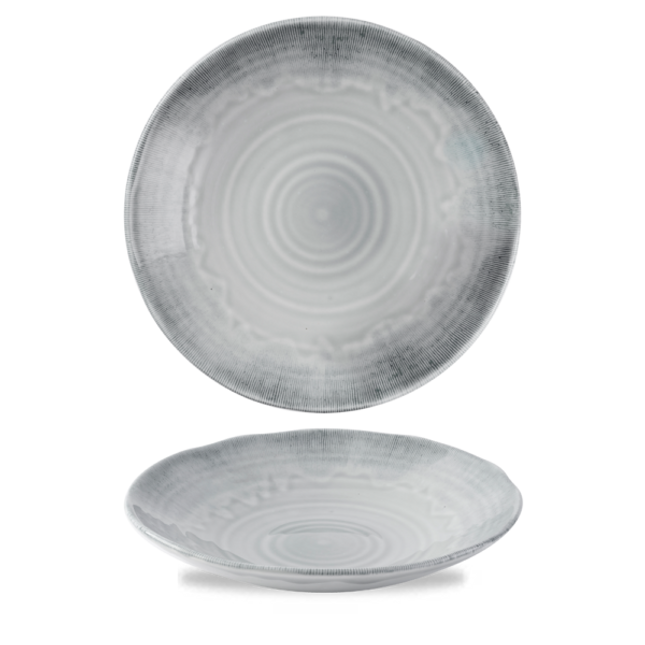 Harvest Flux Grey Organic Coupe Bowl 27,9cm 12/box