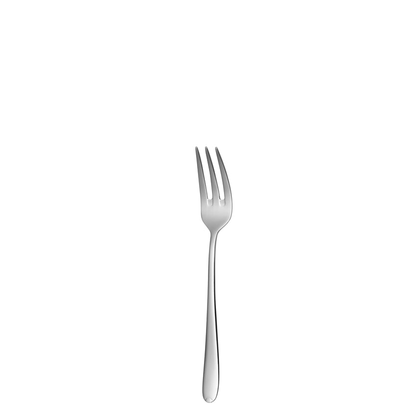 Sola Fleurie Cocktail Fork 15,6 cm – Roestvrijstalen cocktailvork, set van 12, geschikt voor horeca.