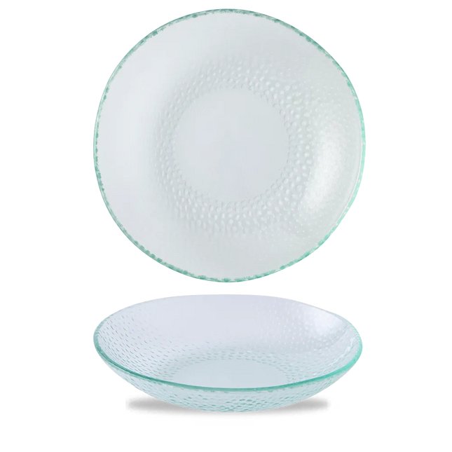 Isla Glass Clear Round Bowl 24.5cm 6/box