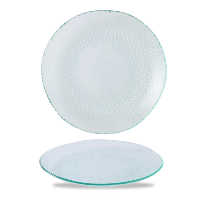 Isla Glass Clear Plate 22,5cm 6/box