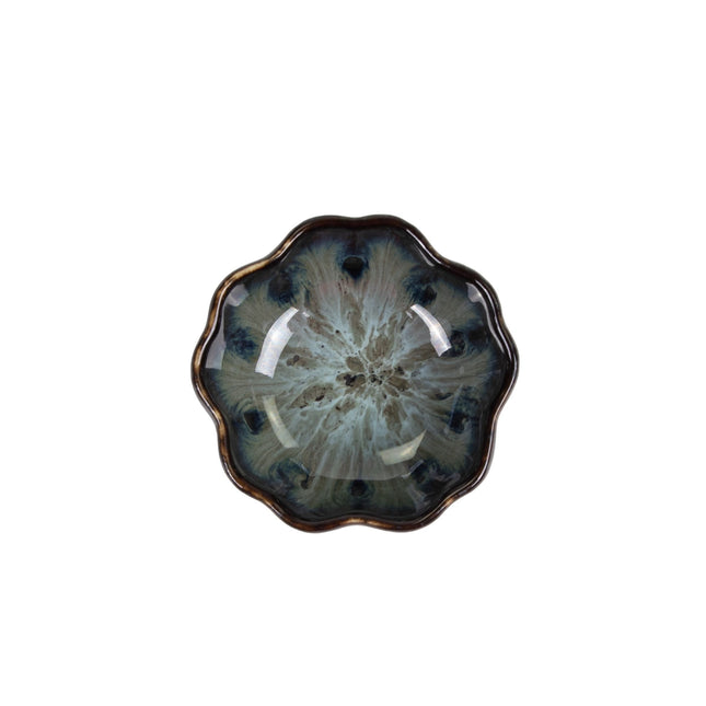 Ginza Nagare black bowl 7.2 cm 12/box