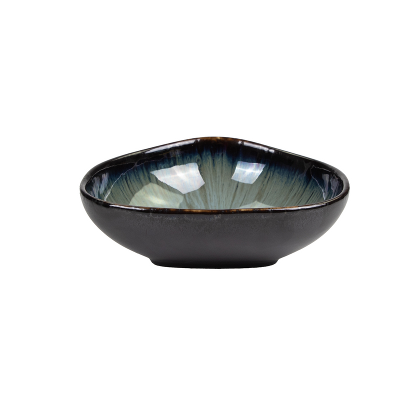 Ginza Nagare black bowl 12.3 x 10.7 cm 6/box