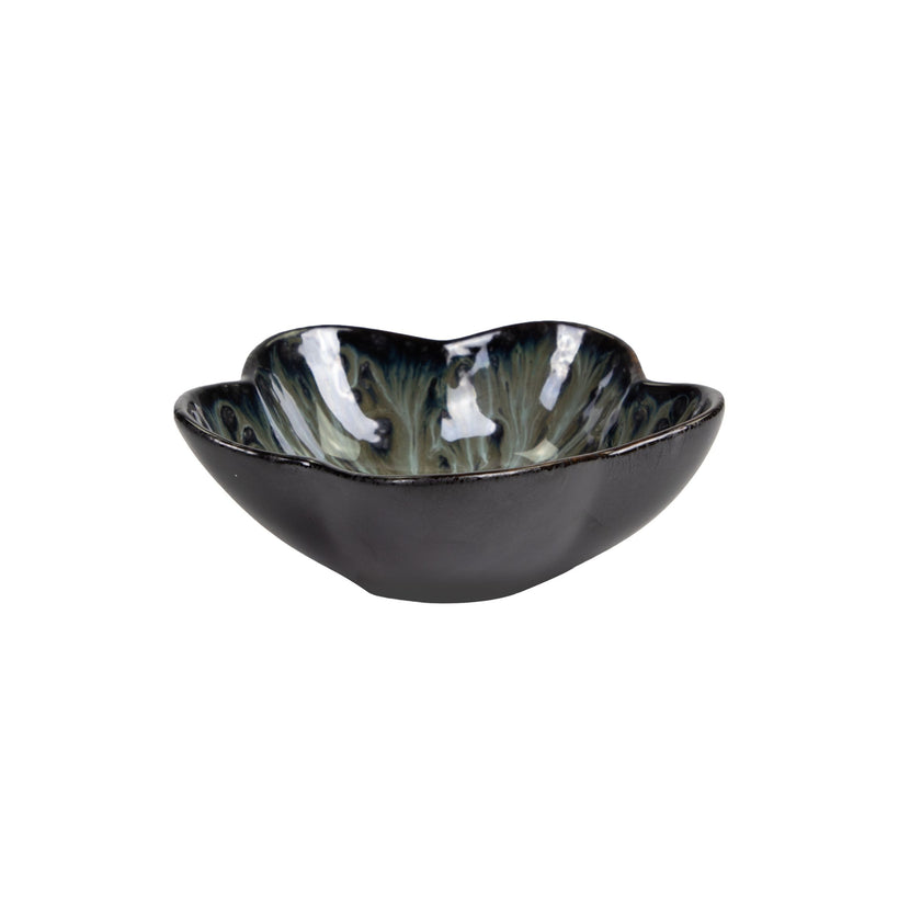 Ginza Nagare black bowl 9.3 cm 6/box