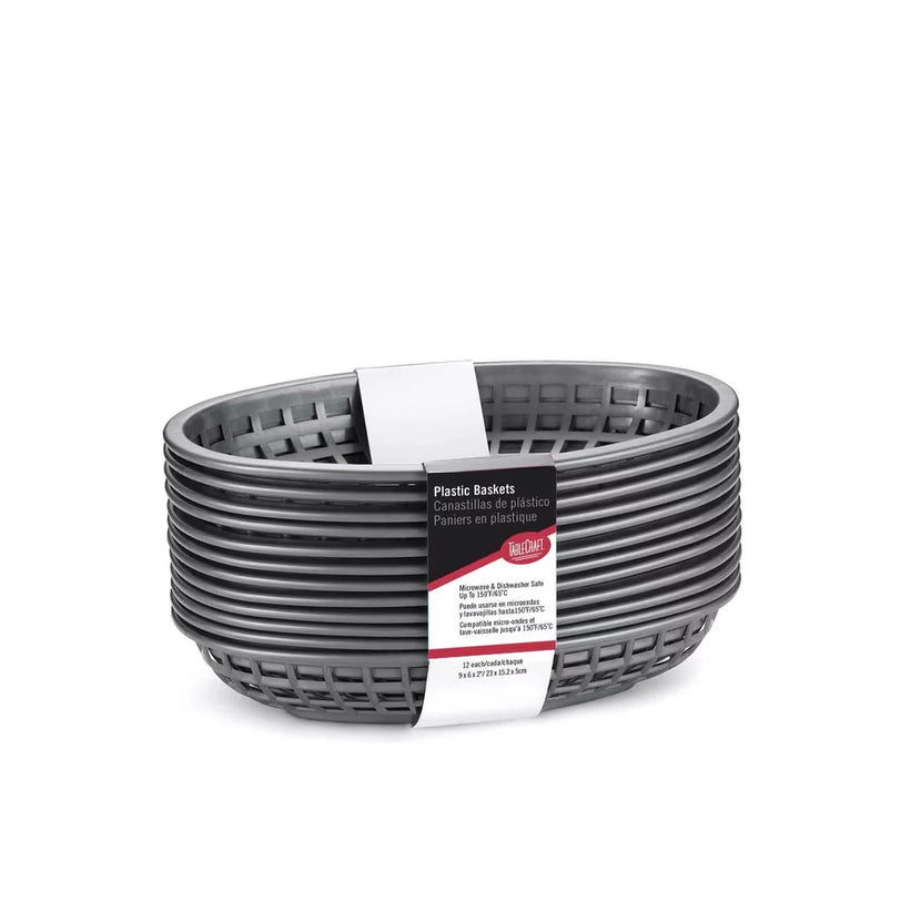 Classic Oval Basket Gunmetal 36/box