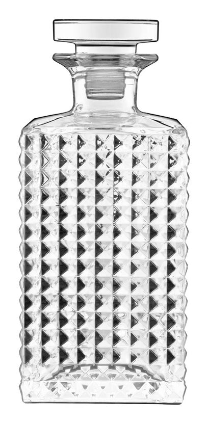 Elixir decanter w/glass stopper 750 ml 6/box