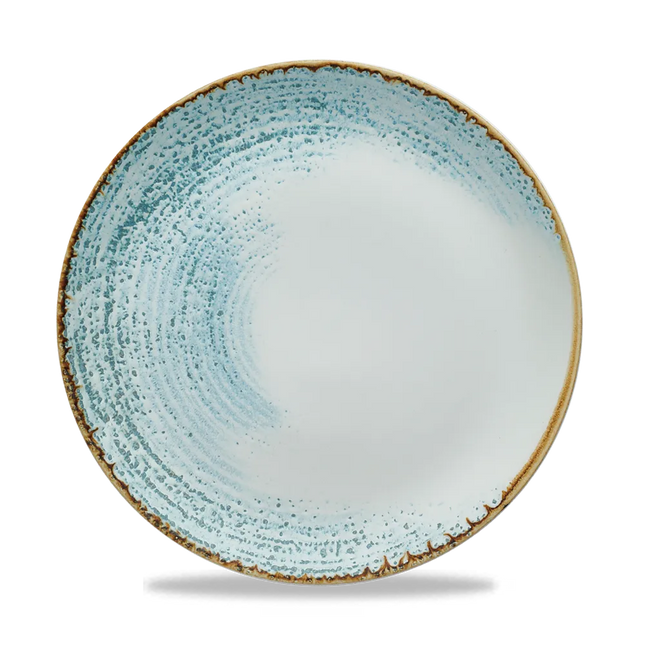 Homespun Aquamarine Evolve Coupe Plate 26 cm 12/box