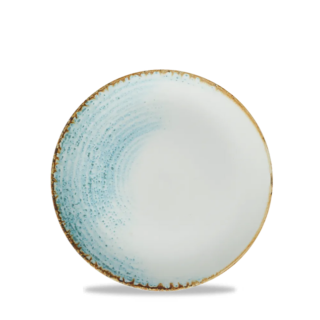 Homespun Aquamarine Evolve Coupe Plate 16.5 cm 12/box