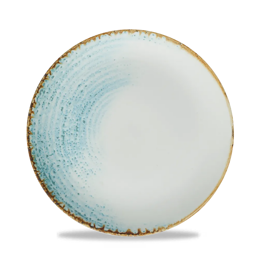 Homespun Aquamarine Evolve Coupe Plate 21 cm 12/box