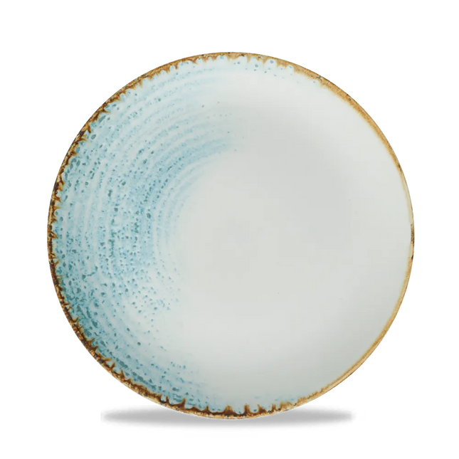 Homespun Aquamarine Evolve Coupe Plate 21 cm 12/box