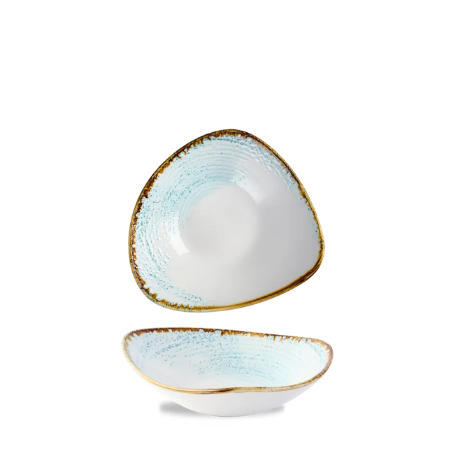 Homespun Accents Aquamarine Lotus Bowl 18.5cm 12/box