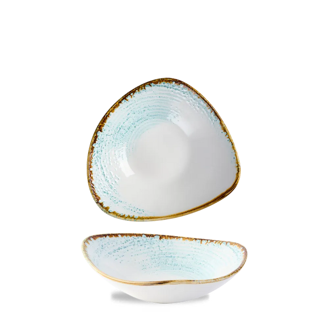 Homespun Accents Aquamarine Lotus Bowl 22.9cm 12/box