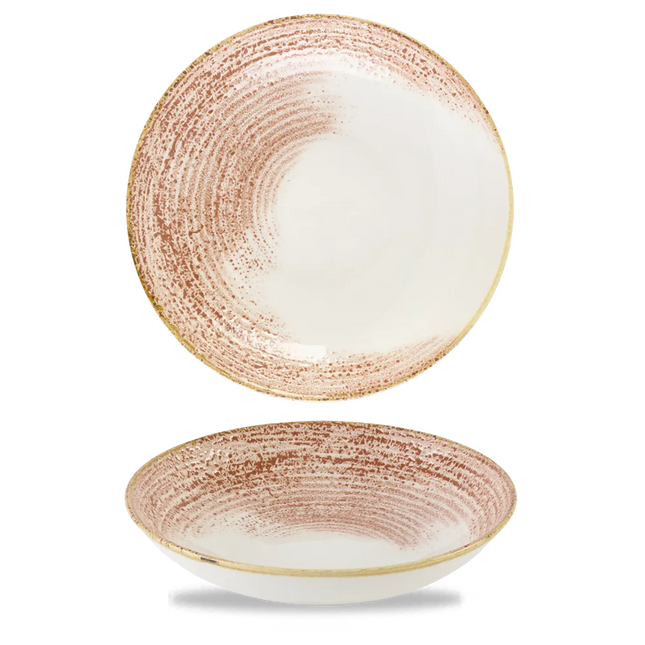 Homespun Coral Evolve Coupe Bowl 24.8cm 12/box