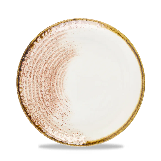 Homespun Coral Evolve Coupe Plate 21.7cm 12/box