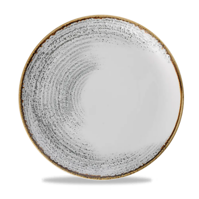 Homespun Accents Jasper Gray Evolve Coupe Plate 12/box