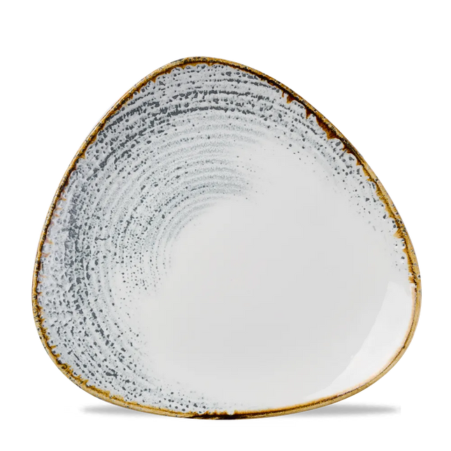 Homespun Accents Jasper Gray Lotus Plate 26.5cm 12/box