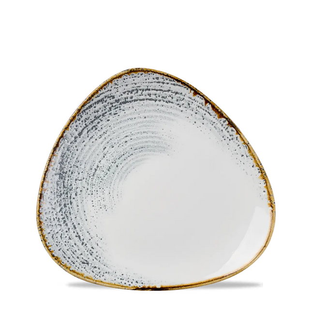 Homespun Accents Jasper Gray Lotus Plate 18.5cm 12/box