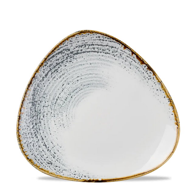 Homespun Accents Jasper Gray Lotus Plate 22.9cm 12/box