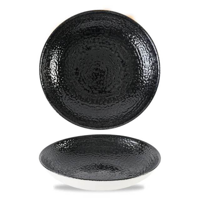 Homespun Black Coupe Bowl 18,2cm 12/box