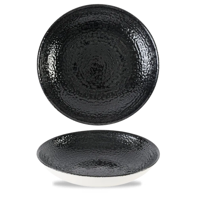 Homespun Black Evolve Coupe Bowl 24,8cm 12/box